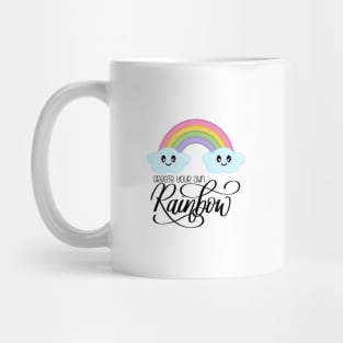 Create Your Own Rainbow with Kawaii Cute Clouds Mug